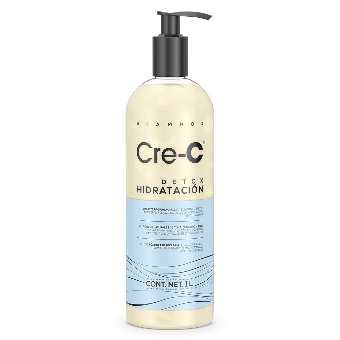 Shampoo Cre-C® Detox Hidratación 1 L